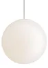 Lampa wisząca Sferis ze szkła opalowego satynowego, Podgląd zdjęcia produktu 1