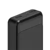 A close-up, angled view of the top of a black power bank. Náhľad obrázku produktu
