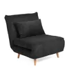 HOMLA Sofa SOLACE 1-osobowa, z funkcją spania sztruksowa Podgląd zdjęcia produktu 1