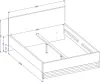 Bett Mit Lift Lattenrost Bettkasten 160X200 Cm Halle 51 Produktbild-Vorschau 2