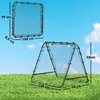 HOMCOM Fußball Rebounder Kickback Tor Rückprallwand Netz Produktbild-Vorschau 3