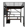 Flieks Etagenbett 140x200cm mit Schreibtisch und Regal, Produktbild-Vorschau 9
