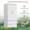 HOMCOM Kleiderschrank mit 2 Soft-Close-Türen Produktbild-Vorschau 7