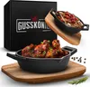 GUSSKÖNIG Gusseisen Grillpfännchen für Grill (2er Set) mit Produktbild-Vorschau 8