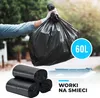 Worki Na Śmieci 60L Czarne Klasyczne Mocne 10 Rolek Podgląd zdjęcia produktu 2