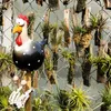 Keramik Huhn Garten Dekoration Harz Gartenpfahl Tier Figur Produktbild-Vorschau 3