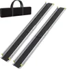JOIEYOU 2X Rollstuhlrampe Teleskop 91-153 cm Aluminium Produktbild-Vorschau 1