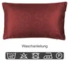 Kissenbezug 30x50 cm bordeaux Damast Circle Deko Produktbild-Vorschau 3