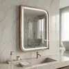 Miroir Rea Zone 70X50 Led Or Rose Brossé Voir les images du produit 2