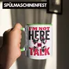 Trendation - I'm Not Here To Talk Gym Tasse Geschenk Produktbild-Vorschau 4