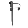 A black metal ground spike for an umbrella stand. Podgląd zdjęcia produktu