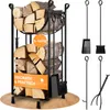 BLACK OAK Kaminholzständer JACINTO – Regal 78x30x36cm mit Produktbild-Vorschau 1