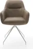 DELIFE Esszimmerstuhl Pejo-Flex Mikrofaser Taupe Vintage Produktbild-Vorschau 2