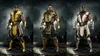Three characters from Mortal Kombat 11 are shown in their in-game character select screen outfits. Produktbild-Vorschau