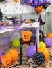 Seau à citrouille Halloween orange-noir - taille unique Voir les images du produit 4