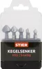STIER Kegelsenker Set 5-teilig Bit-Schaft 1/4" Produktbild-Vorschau 1