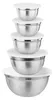 relaxdays 10024713_0 relaxdays Schüssel-Set   silber Anteprima dell’immagine prodotto 8