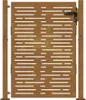 Cancello da giardino 105x155 cm in acciaio corten Design Anteprima dell’immagine prodotto 4