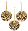 Weihnachtskugeln Kunststoff 8cm Glitzer und Leo Print 12er Produktbild-Vorschau 11