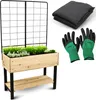 holz4home® Hochbeet mit Rankgitter aus Metall I Aus Produktbild-Vorschau 1
