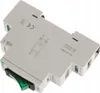 A close-up, slightly angled view of a white electrical switch with a green toggle, set against a light gray background. Anteprima dell’immagine prodotto