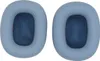 Two blue ear pads for headphones are shown against a white background. Náhled obrázku produktu