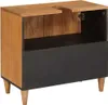 Badezimmerschrank Wandmontiert Hellbraun 62 x 33 x 58 cm Produktbild-Vorschau 5
