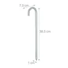 Relaxdays Bodenanker 4er Set, XL Zeltheringe, extra lang, Produktbild-Vorschau 4
