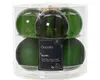 Christbaumkugeln Pine Green dunkelgrün transparent Ø 6 cm Produktbild-Vorschau 2