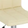 vidaXL Barhocker Creme Stoff Produktbild-Vorschau 7