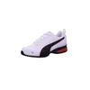 A single white Puma sneaker with black and red accents is shown against a white background. Produktbild-Vorschau