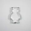 Hibou en acier inoxydable 62x42mm CZ Voir les images du produit 5