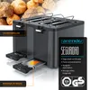 Arendo, tostadora con 4 ranuras cortas, capacidad para 4 Vista previa de la imagen del producto 3