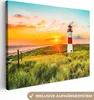 MuchoWow® - Leinwandbilder - Leuchtturm - Natur - Sonne - Produktbild-Vorschau 1