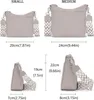 YISUOHOOM Handtasche Damen Mittelgroß Umhängetasche Grau, Produktbild-Vorschau 3