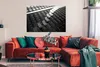 MuchoWow® Poster Schwarz-Weiß-Bild eines Mischpults 120x80 Produktbild-Vorschau 2