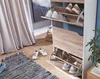 Armoire à chaussures VERA avec 4 compartiments rabattables Voir les images du produit 11