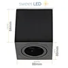 Sweet LED faretto da superficie angolare nero faretto da Anteprima dell’immagine prodotto 3