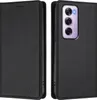Litchi Leder Handyhülle für Oppo Reno12 Pro Wallet Produktbild-Vorschau 2