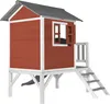 AXI Spielhaus Beach Lodge XL in Rot mit Rutsche in Grau | Produktbild-Vorschau 4