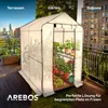 AREBOS Premium Foliengewächshaus 120x186x190 cm | 2 Ebenen, Produktbild-Vorschau 3