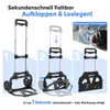 Sackkarre Alu Handwagen Transportkarre klappbar Handkarre Produktbild-Vorschau 6