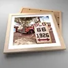 Gerahmtes Poster - Rahmen in heller Eiche - Straße alt 66 Produktbild-Vorschau 3