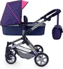 Puppenwagen City Neo blau/pink mit Einhorn Produktbild-Vorschau 2