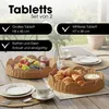 Mica Decorations Eleta Servírovací podnos kulatý – sada 2 Náhled obrázku produktu 2
