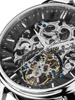 A close-up view of a mechanical watch face. Produktbild-Vorschau
