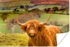 MuchoWow® Poster Schottischer Highlander - Berg - Herbst Produktbild-Vorschau 1