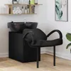 vidaXL Chaise de salon de coiffure noire 136 x 60 x 92 cm Voir les images du produit 2