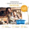 KRUSTENZAUBER Gusseisen Topf Brot Backen [inkl. Gärkorb] - Produktbild-Vorschau 2