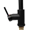 A close-up shot of a black kitchen faucet. Náhled obrázku produktu